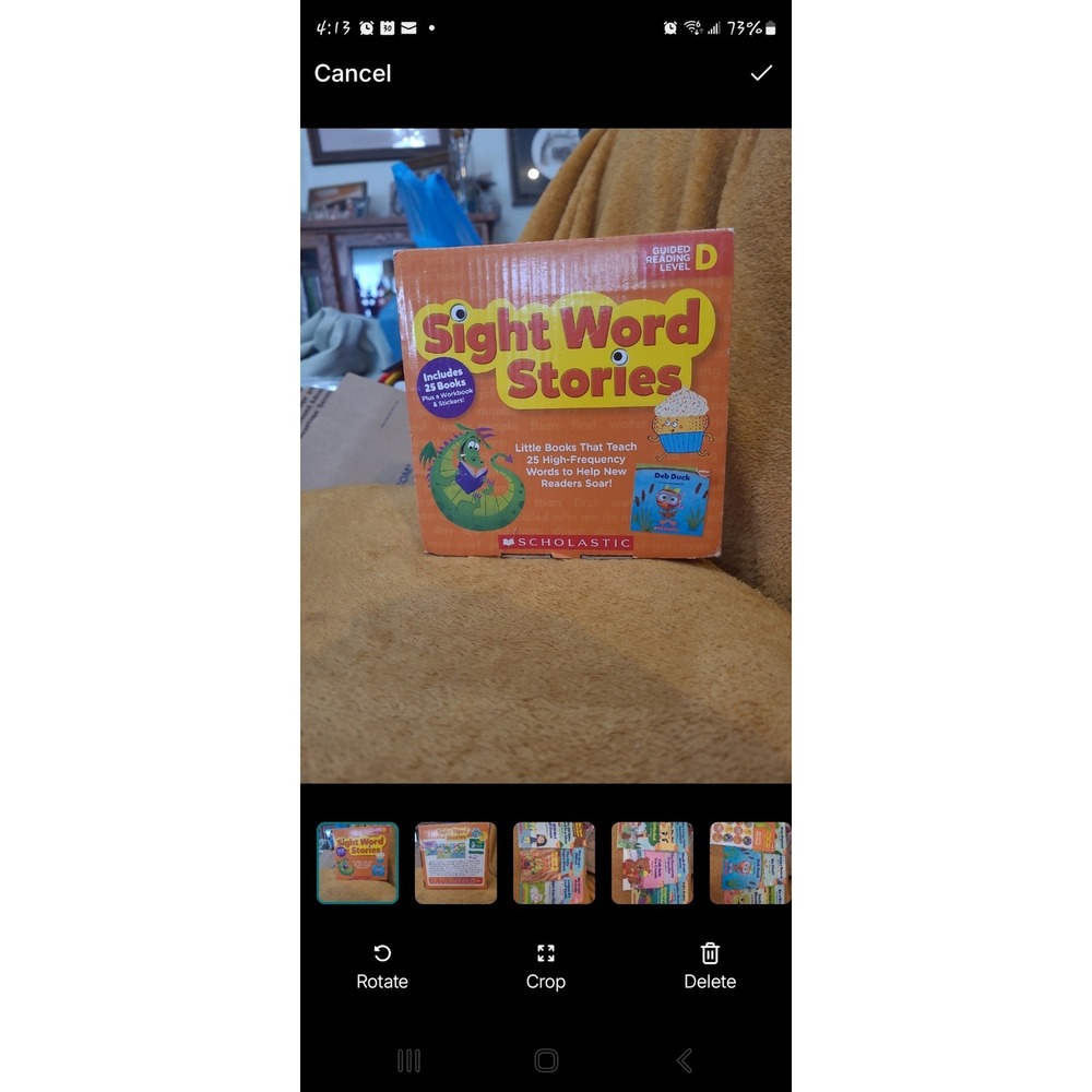 Scholastic Sight Word Stories: Level D